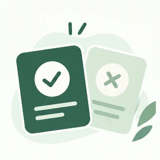 複数の選択肢を比較するアイコン