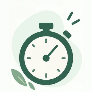 時間を表すタイマーのアイコン
